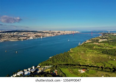 Lisbon from aboveの写真素材