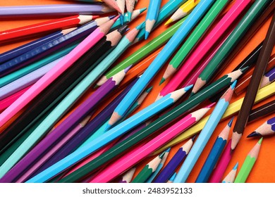 Many different pencils as background 库存照片