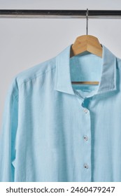 Mens linen shirt for summer                             : stockfoto