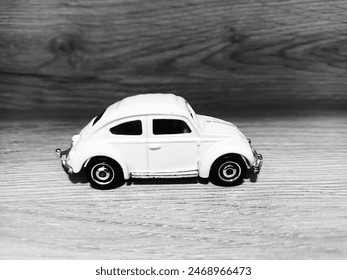 Poznan, Poland - May 30, 2024: Matchbox Volkswagen Beetle classic toy car. Editorial Stock Photo
