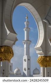 Sheikh zayed grand mosque, abu dhabi, united arab emirates, middle east Arkistovalokuva