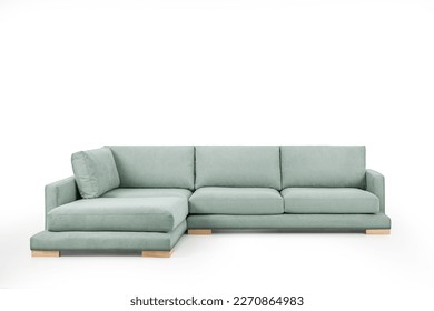 sofa couch settee chesterfield colors with chaise longe 库存照片