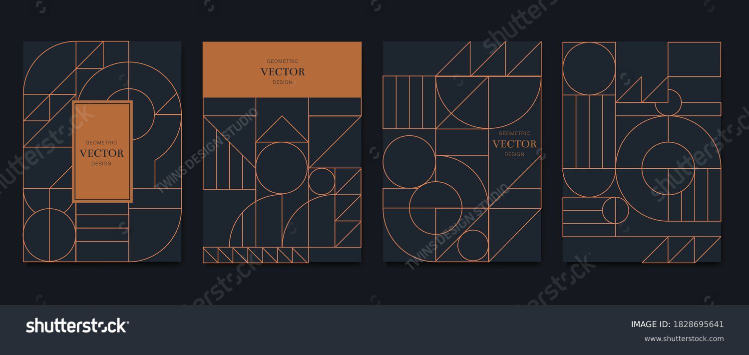 Gold and Luxury Invitation card design vector. Abstract geometry frame and Art deco pattern background. Use for wedding invitation, cover, VIP card, print, poster and wallpaper. Vector illustration. Stock Vector