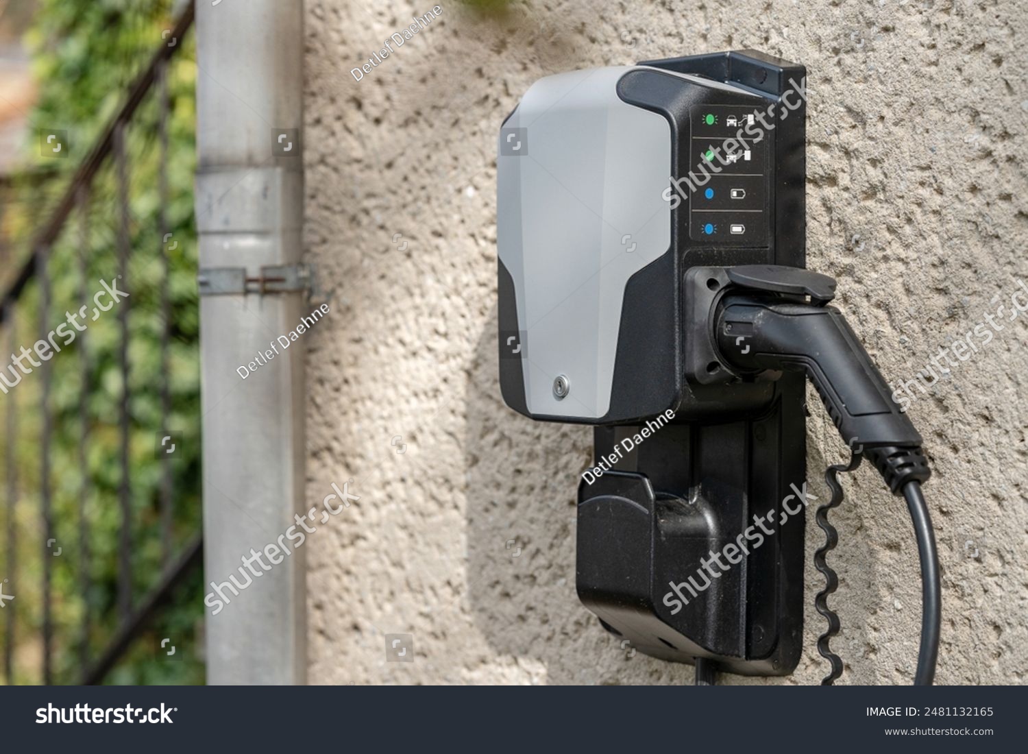 Wallbox at the house for charging an electric car