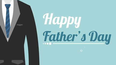 Happy father day cartoon animation background collection – Video có sẵn