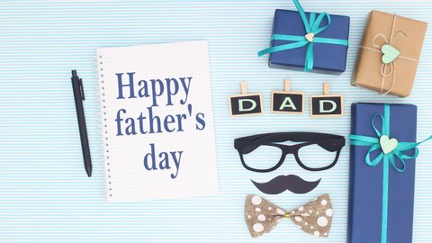 Happy father's day stop motion  – Video có sẵn