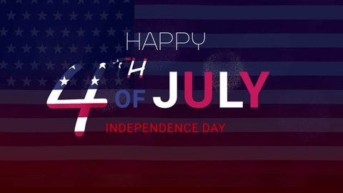independence day of the united states of america independence day background animation 4th of julyの動画素材