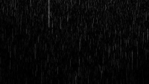 Rainy Storm Lightning Effect Black Screenの動画素材