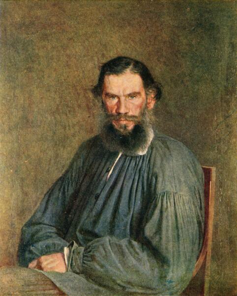 Н. Крамской, «Портрет Льва Толстого», 1873 г.
