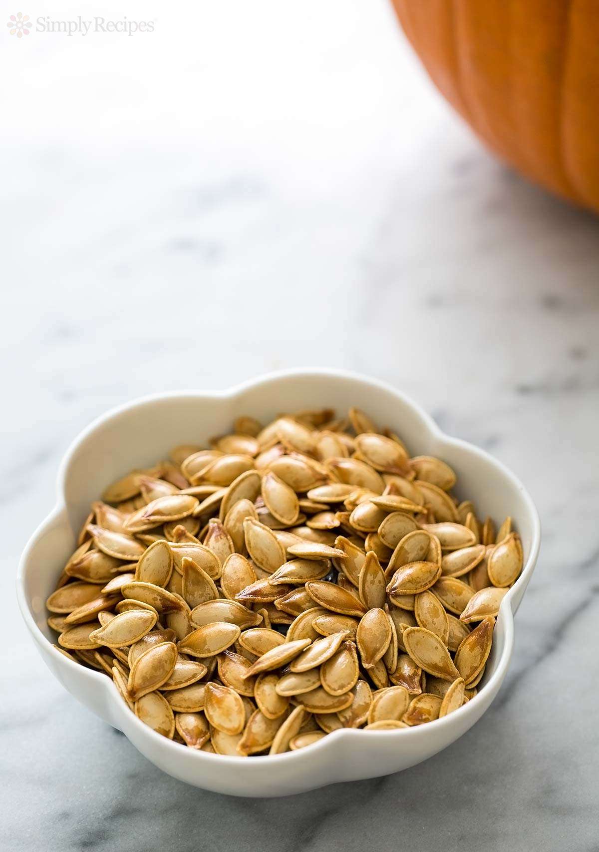 Roasted Pumpkin Seeds In a Bowl