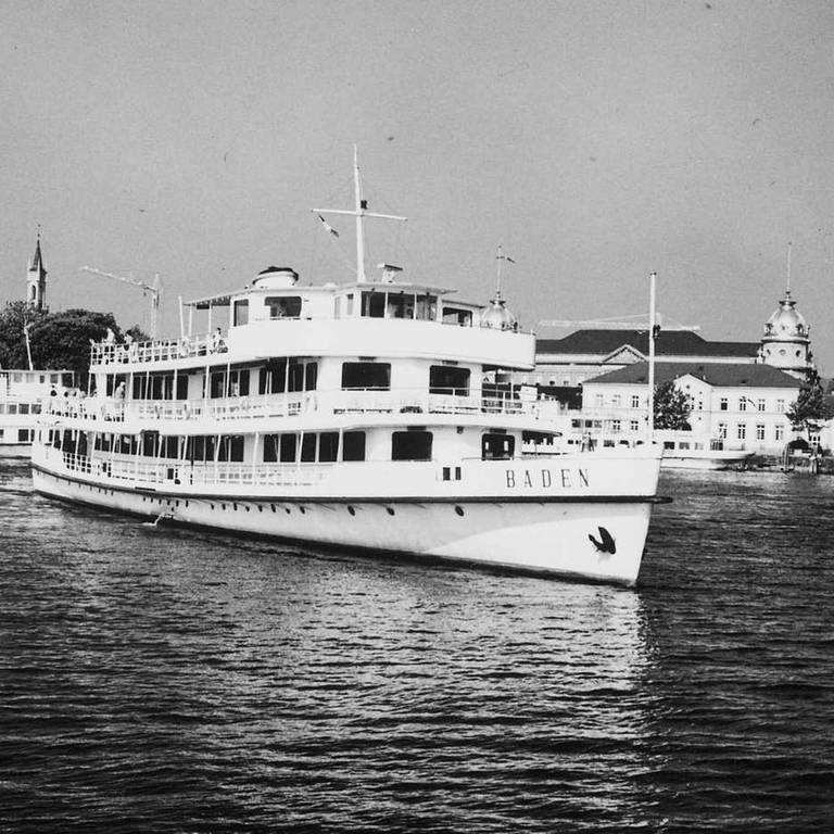 Das Motorschiff (MS) "Baden" ist das derzeit älteste aktive Fahrgastschiff der Bodensee-Schiffsbetriebe. Es ging 1935 in den Kursverkehr.