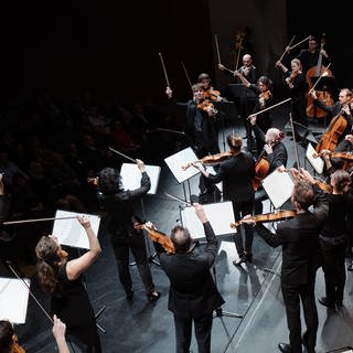 Das Mahler Chamber Orchestra auf der Bühne (2017)