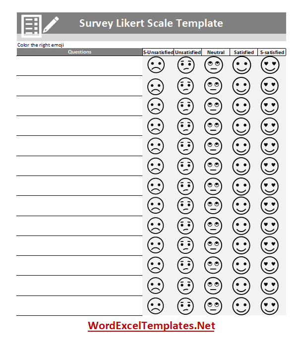 our Likert Scale Template 04