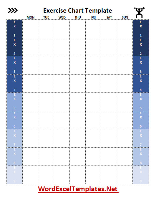 Our Exercise Charts Template 05