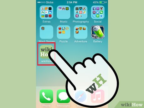 Step 1 Launch the app by tapping the wikiHow icon.