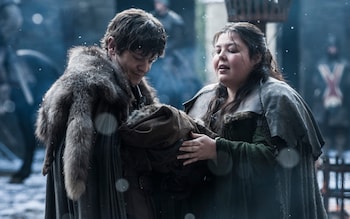 Iwan Rheon and Elizabeth Webster in Game of Thrones season six