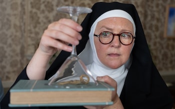Lorna Watson as Sister Boniface in Sister Boniface Mysteries, series three
