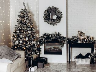 black christmas tree ideas