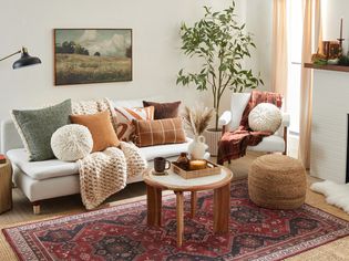 Fall living room decor ideas - no reuse