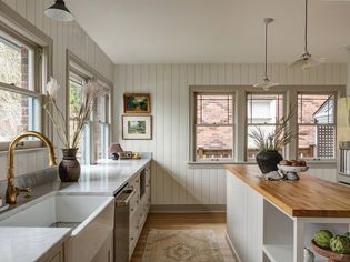 A cottage style kitchen