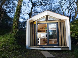 Garden Office in Shed