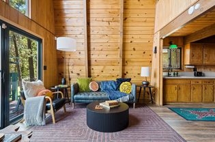Fun and modern cabin decor