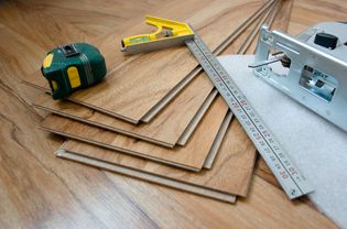 Laminate flooring and installation tools