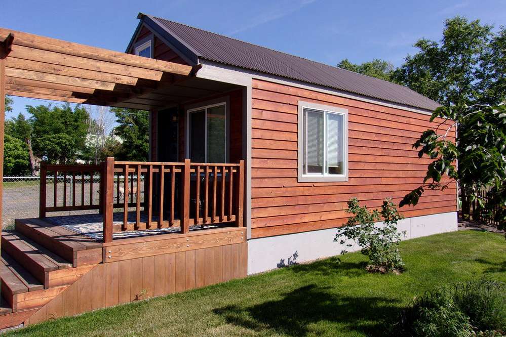 small cedar cabins