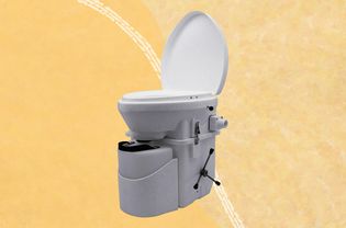  Nature's Head Self Contained Composting Toilet with Close Quarters Spider Handle Design