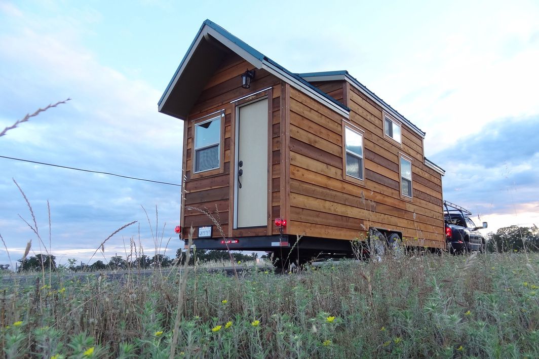 small cabin on wheels