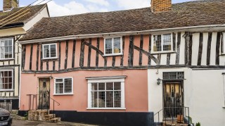Lavenham in Suffolk is known for preserved medieval homes such as this one