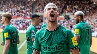 Guimarães got Newcastle back on track with their fourth goal after Brentford threatened to stage a comeback