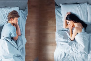 Do you and your partner sleep in separate beds?
