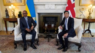 Rishi Sunak met Rwanda’s President Kagame last month in London