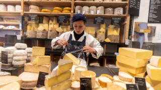 The Neal’s Yard Dairy in Borough Market, London, caters for increasingly sophisticated tastes