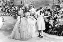 Dorothy and the Good Witch in "The Wizard of Oz."