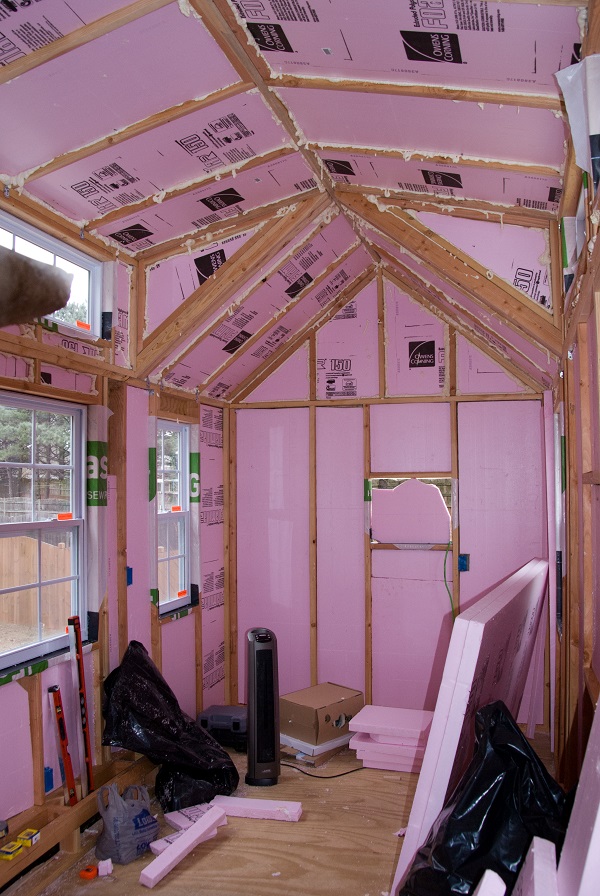 XPS Insulation in a Tiny House