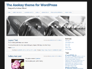 Asokay theme for WordPress