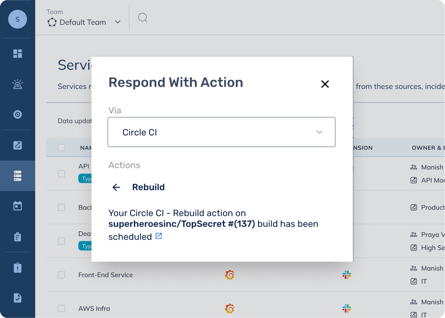 Use Automated Actions to reduce Toil