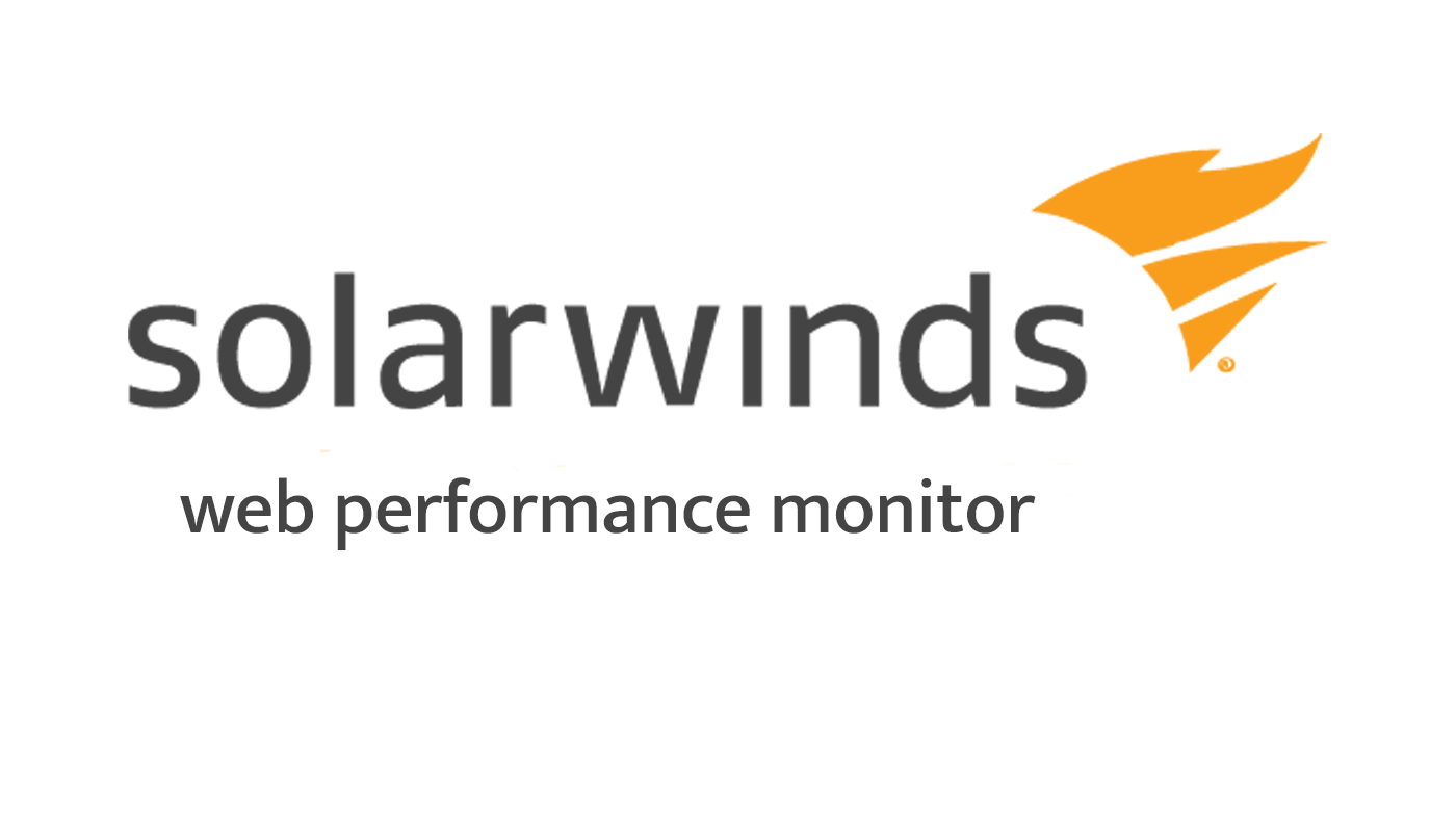 SolarWinds Web Performance Monitor