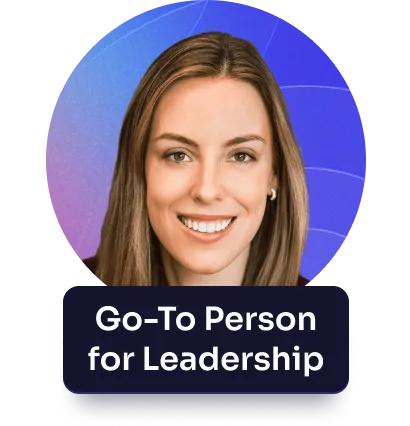 A headshot of Jennifer, go-to person for leadership