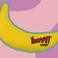 yeowww banana cat toy