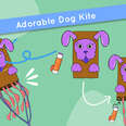 Turn Your Lunch Bag Into An Adorable Dog-Themed Kite