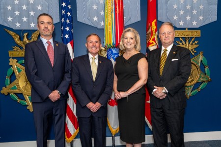 Secretary of the Army Christine Wormuth swore in Ronald “Ron” Shindel, Jeffrey Hamel, and G. Thomas “Tom” Greco as Civilian Aides to the Secretary of the Army during an investiture ceremony at the Pentagon on May 7, 2024. CASAs promote good relations between the Army and the public, advise the secretary about regional issues, support the total Army workforce, and assist with recruiting and helping our Soldiers as they transition out of the military. 