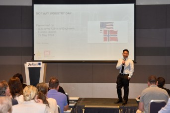 U.S. military officials engage Norwegian construction industry as part of growing European Deterrence Initiative construction mission