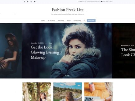 Best Free Fashion Blog WordPress Theme - Fashion Freak