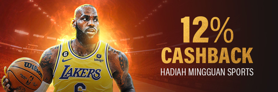 12% Cashback Hadiah Sports
