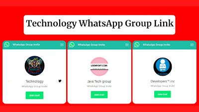 Tech whatsapp group