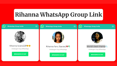 Rihanna WhatsApp Groups