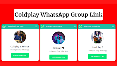 Coldplay WhatsApp Groups